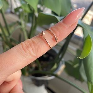 Rose Gold Arrow Wrap Ring